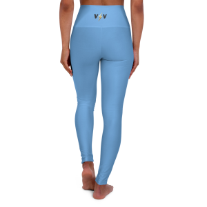 Victor Voltage High Waisted Yoga Leggings (AOP)