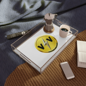 Brand: Victor Voltage™ Gold Lightning Acrylic Serving Tray