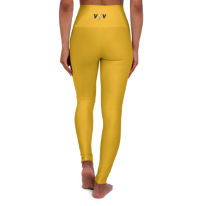 Victor Voltage High Waisted Yoga Leggings (AOP)