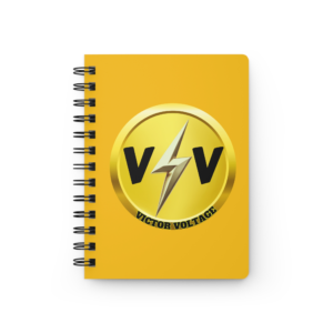 Victor Voltage Spiral Bound Journal