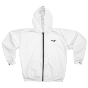 Victor Voltage Unisex Zip Hoodie (AOP)