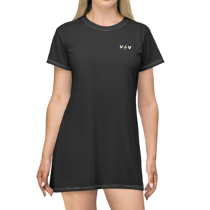 Victor Voltage T-Shirt Dress (AOP)