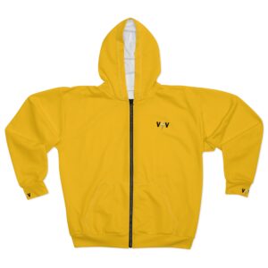 Victor Voltage Unisex Zip Hoodie (AOP)