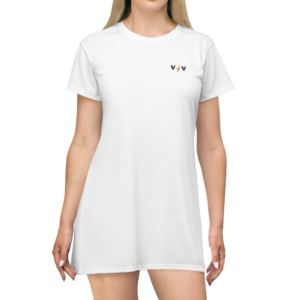 Victor Voltage T-Shirt Dress (AOP)