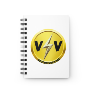 Victor Voltage Spiral Bound Journal