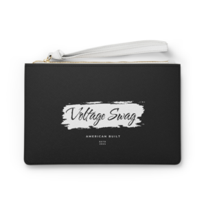 Voltage Swag Clutch Bag