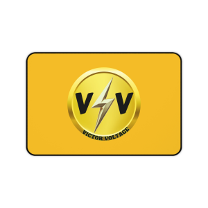Victor Voltage Desk Mat